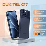 Unlocked Cell Phone 16GB4+12expansion+64GB OUKITEL C17 Lightweight Smartphone 5000mAh Large Battery 6.52Inch Mobile Phone for Urban Elites Daily Use