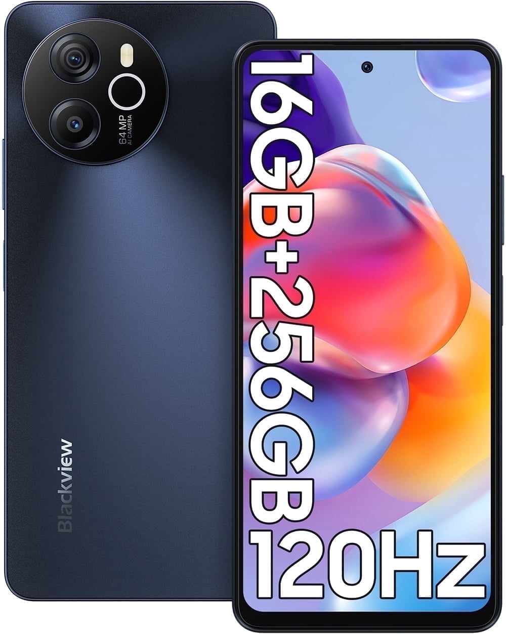 Blackview Unlocked Smartphone 4GB+32GB T-Mobile Android Cell Phones, 6.5", 4G Dual SIM, Gray