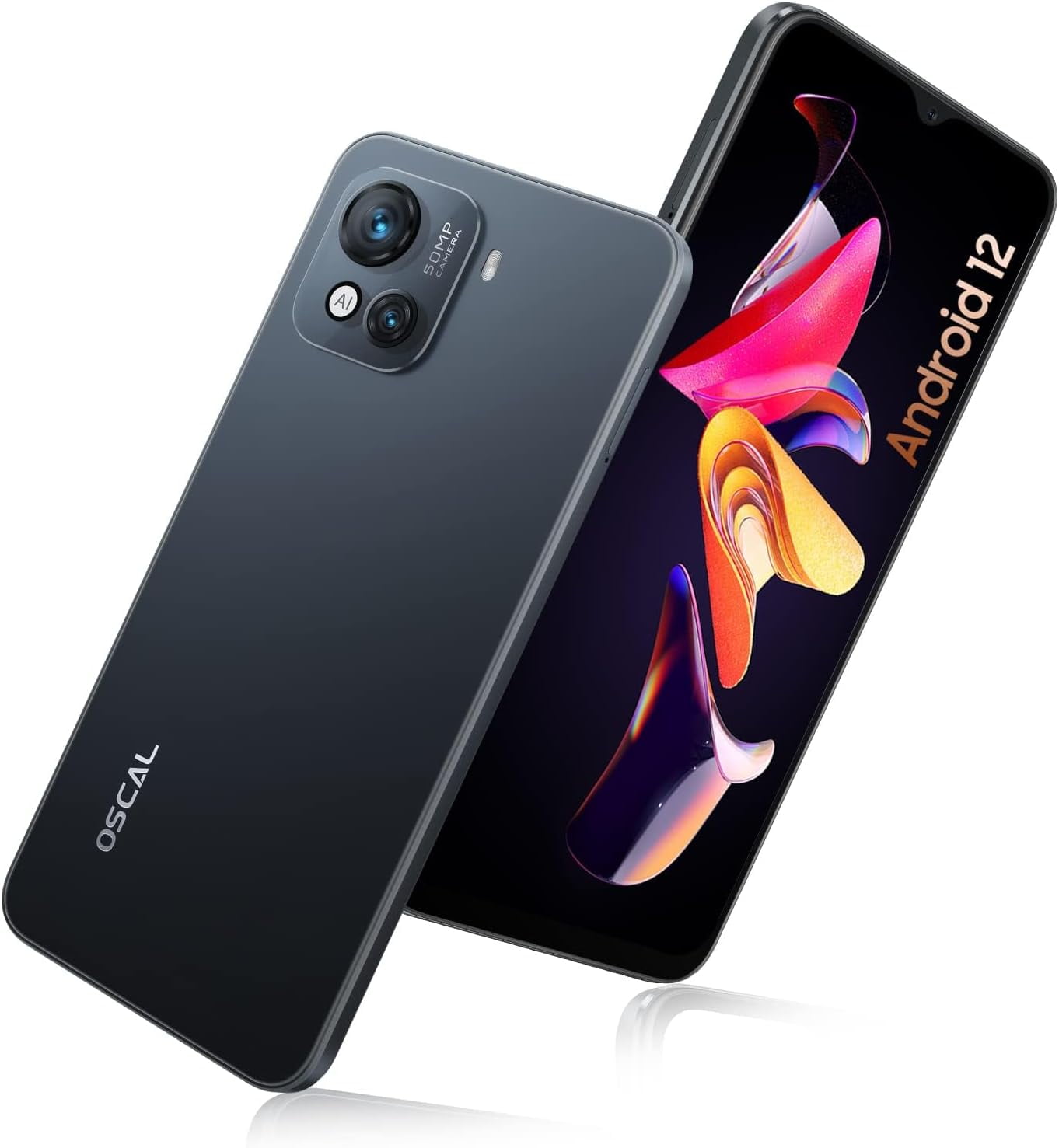 34€ sur Téléphone Portable Pas Cher OSCAL C70 10Go+128Go/1To  Extensible,Android 12,Octa-Core,50MP+8MP,5180mAh,6.56 HD+, 4G Dual SIM,Face  ID - Vert - Smartphone - Achat & prix