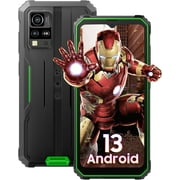 Unlocked Cell Phones Rugged, Blackview BV4800 6.5" HD+ Smartphone 2GB+32GB, 5180mAh Rugged Phone Dual SIM 4G GSM, T-Mobile Phone, Green