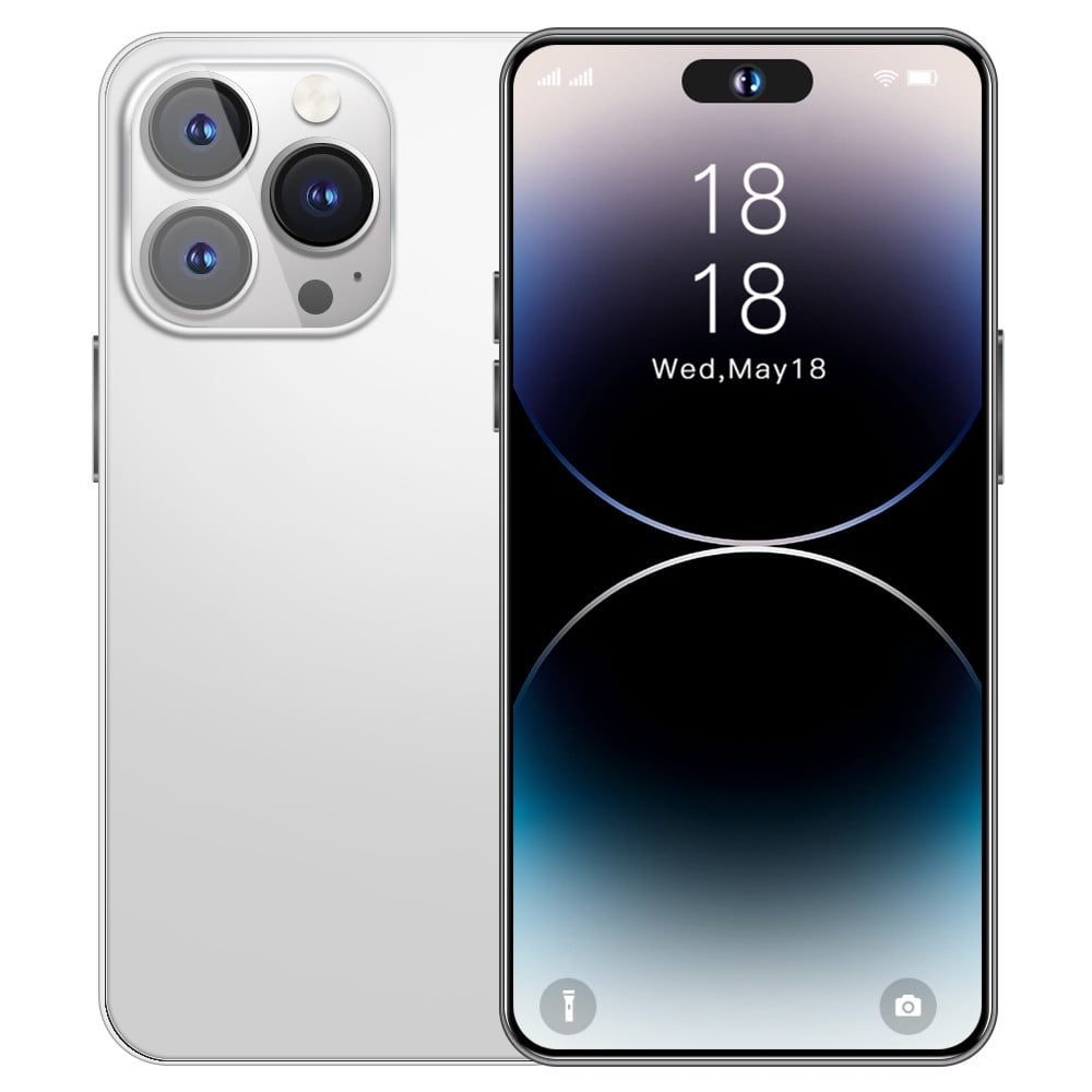 Unlocked Cell phones,Smartphone 3GB RAM  64GB ROM, 6.8 HD Face Unlocked Phone for T-Mobile, i14 Pro Max