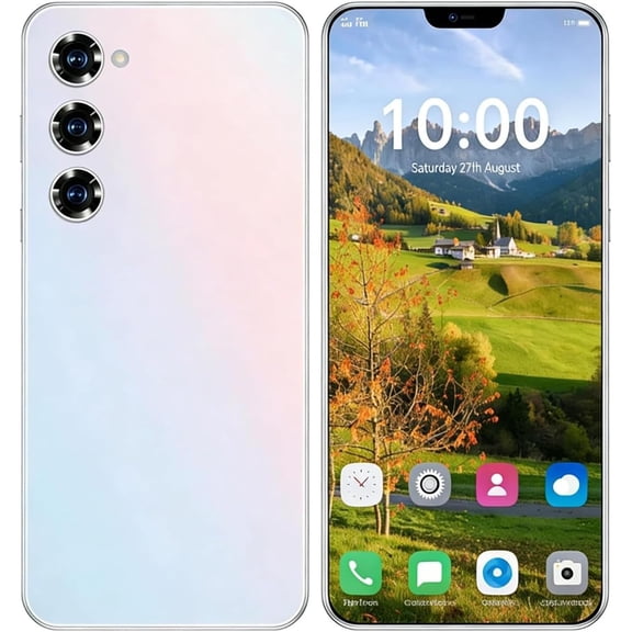 Unlocked Phone,12GB+512GB 5G Cell Phones,6.8" HD Smartphone, Android 14.0 Cell Phone 6800mAh Battery 72MP Camera Dual SIM Dual Standby