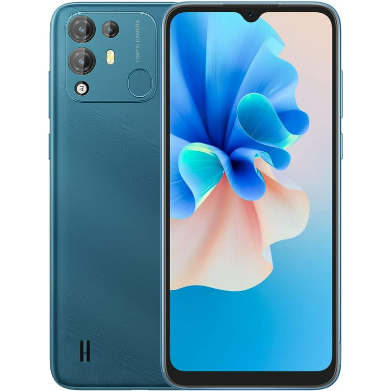 Unlocked Smartphones, Blackview A55 Pro Cell Phones Android 11, 4GB+64GB,  6.528 HD+, 4780mAh, 3-Card Slots, 4G LTE Dual SIM, T-Mobile Phone, Blue 