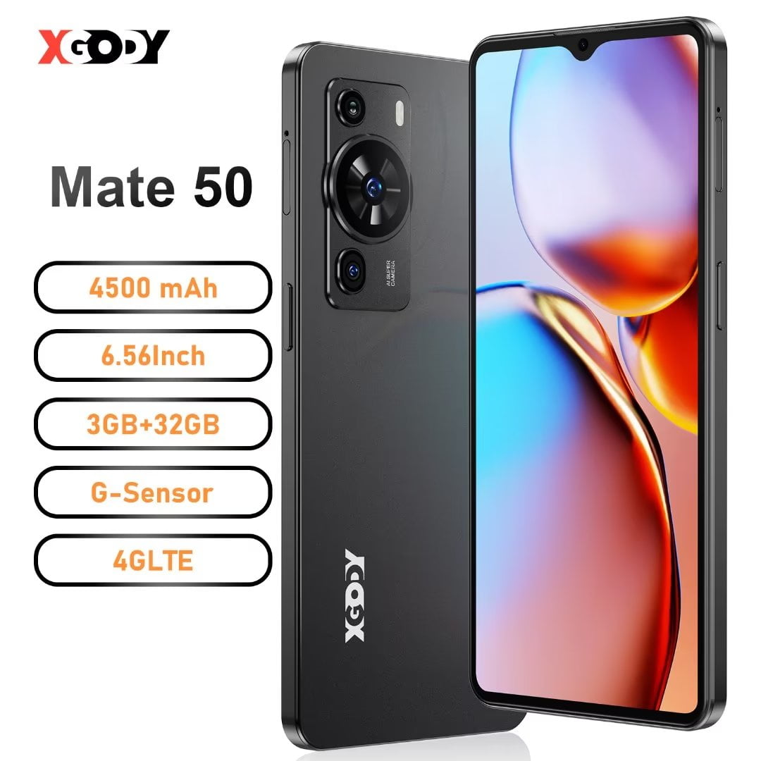 Unlocked Smartphones XGODY 6.6" 4G Dual SIM Unlocked Cell Phones T