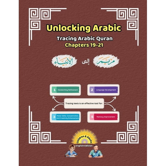 Unlocking Arabic: A Simple Path to Maste Unlocking Arabic: Tracing Arabic Quran Chapters 19-21 (Left to Right Edition), (Paperback)