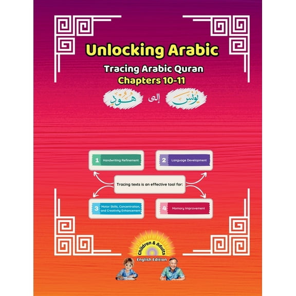 Unlocking Arabic: A Simple Path to Maste Unlocking Arabic: Tracing Arabic Quran Chapters 10-11 (Left to Right Edition), (Paperback)