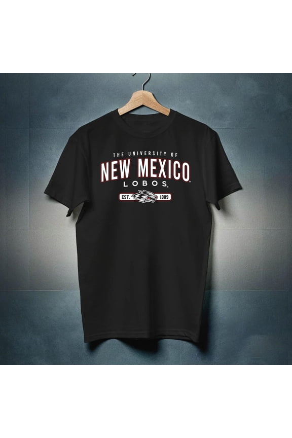 Unm-merch-9 University Of New Mexico Shirt Gift Black Size up to 4XL-TH5536