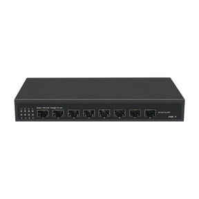Unmanaged 8 Port 10Gbps Ethernet Fiber Networking Switching Plugs and Play for Easy Setups and Fast Networking