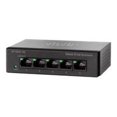 thumbnail image 1 of Cisco Small Business SF 100D-05 - Switch - unmanaged - 5 x 10/100 - desktop - DC power, 1 of 2