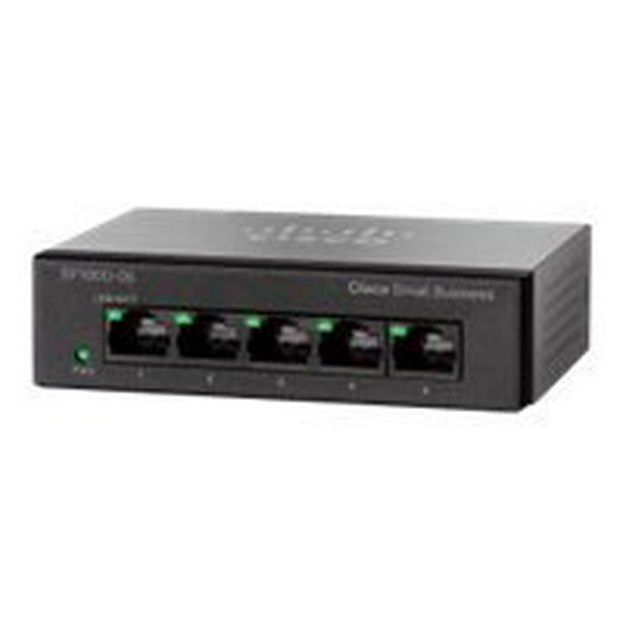 Cisco Small Business SF 100D-05 - Switch - unmanaged - 5 x 10/100 - desktop - DC power