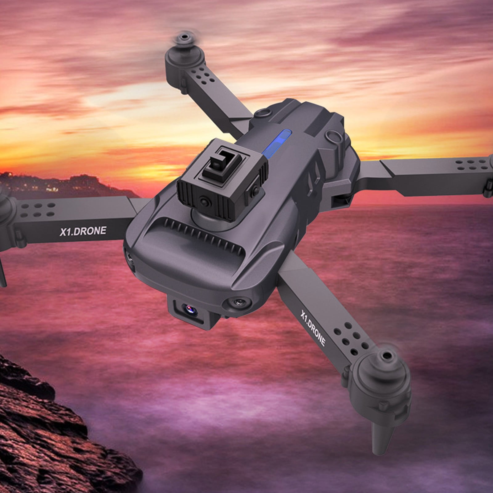 Unmanned Aerial Vehicle Folding Highdefinition Aerial Photography 360