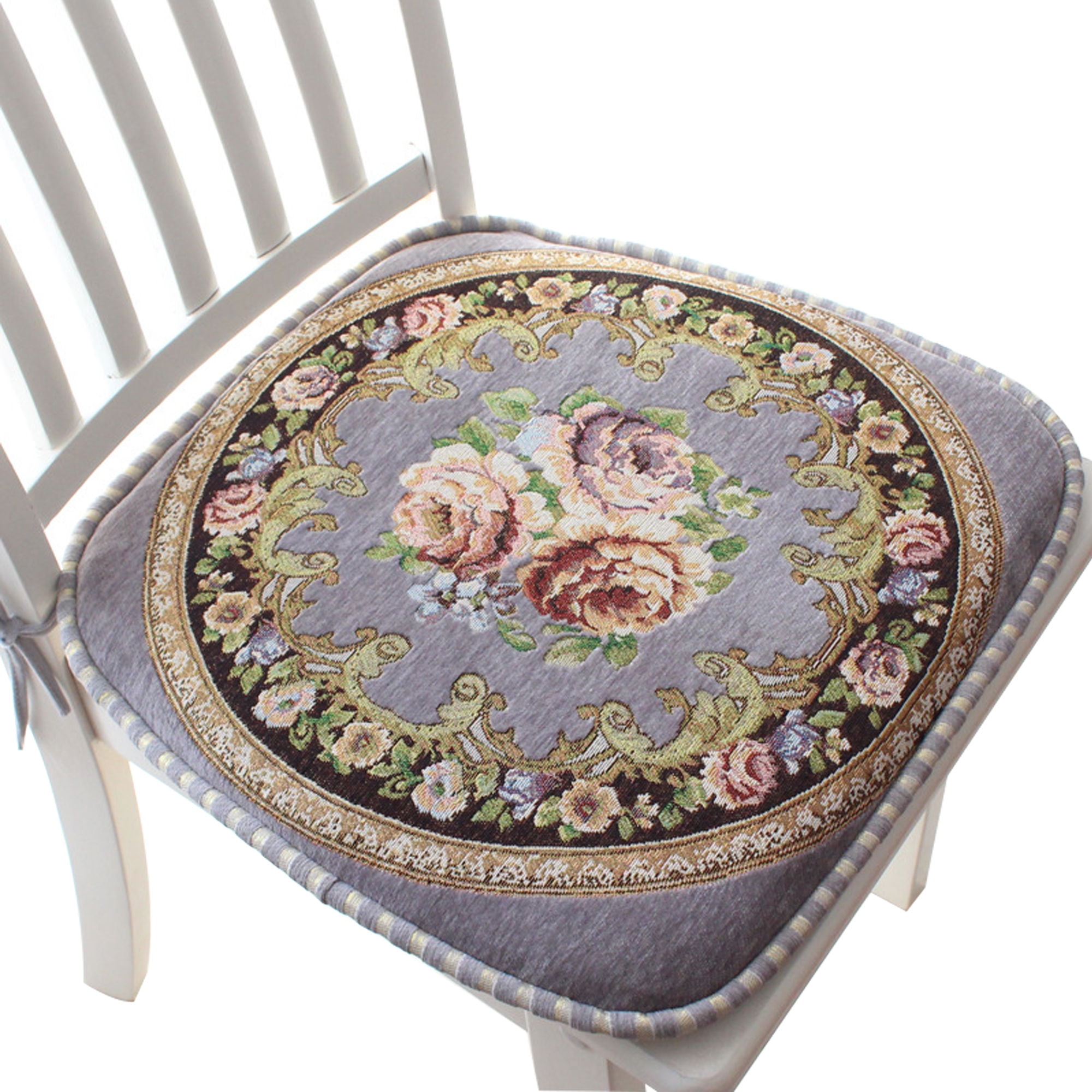 SIELUNO Kitchen Chair Cushions With Tie,Memory Foam Chair Seat Cushion ...