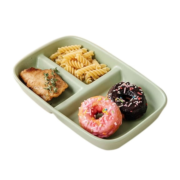 Unmbo Portion Control Plates,211 Divided Plates for Home,Ceramic Portion Control Plate