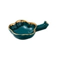 thumbnail image 1 of Sauce Dishes For Dipping, Ceramic Dipping Bowls, Small Dipping Sauce Bowls, Chopsticks Holders-dark green-11x7x2.3cm, 1 of 9