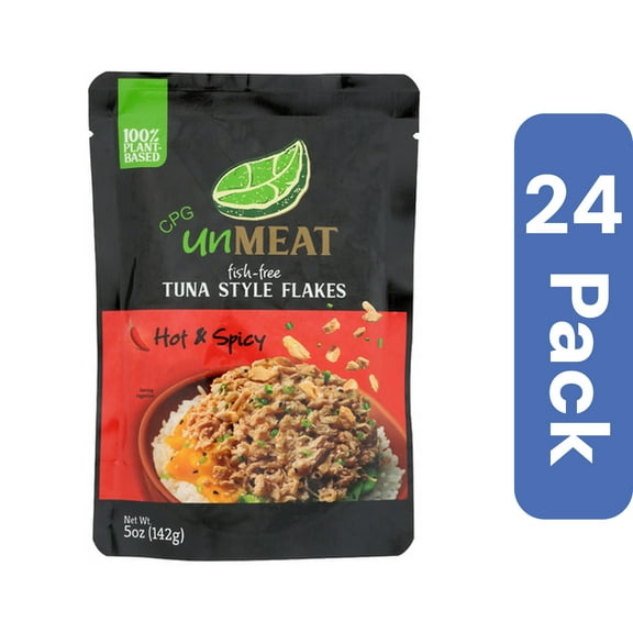 Unmeat Tuna Hot & Spicy Fish-Free 5 oz (Pack Of 24)