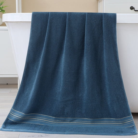 Unmixed Cotton Bath Towel Large 27x55 Inch Soft Absorbent Quick Dry Shower Towel Double Sided Terry Luxury Spa Beach Blanket For Home Travel Gym Bathroom