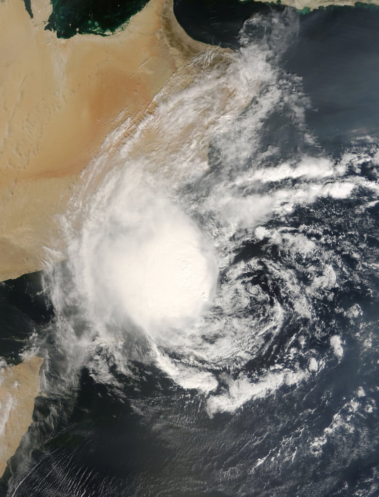 Unnamed Tropical Cyclone approaching the Arabian Peninsula Canvas Art - Stocktrek Images (25 x 33)