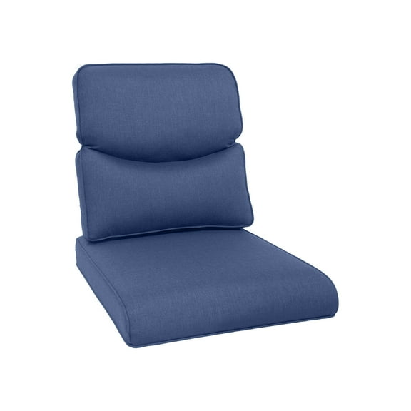 Unnifurnzi Outdoor Chair Cushions-22 x 25 x 4 Inch Fade Resistant Patio Chair Cushions Outdoor Seat Cushions for Patio Furniture Chair Sofa Couch-Blue
