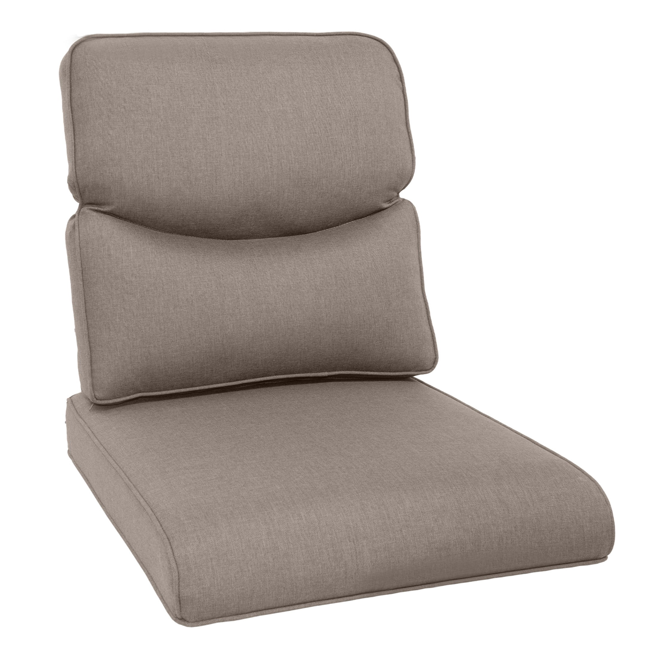 Unnifurnzi Outdoor Chair Cushions-22 x 25 x 4 Inch Fade Resistant Patio Chair Cushions Outdoor Seat Cushions for Patio Furniture Chair Sofa Couch-Gray