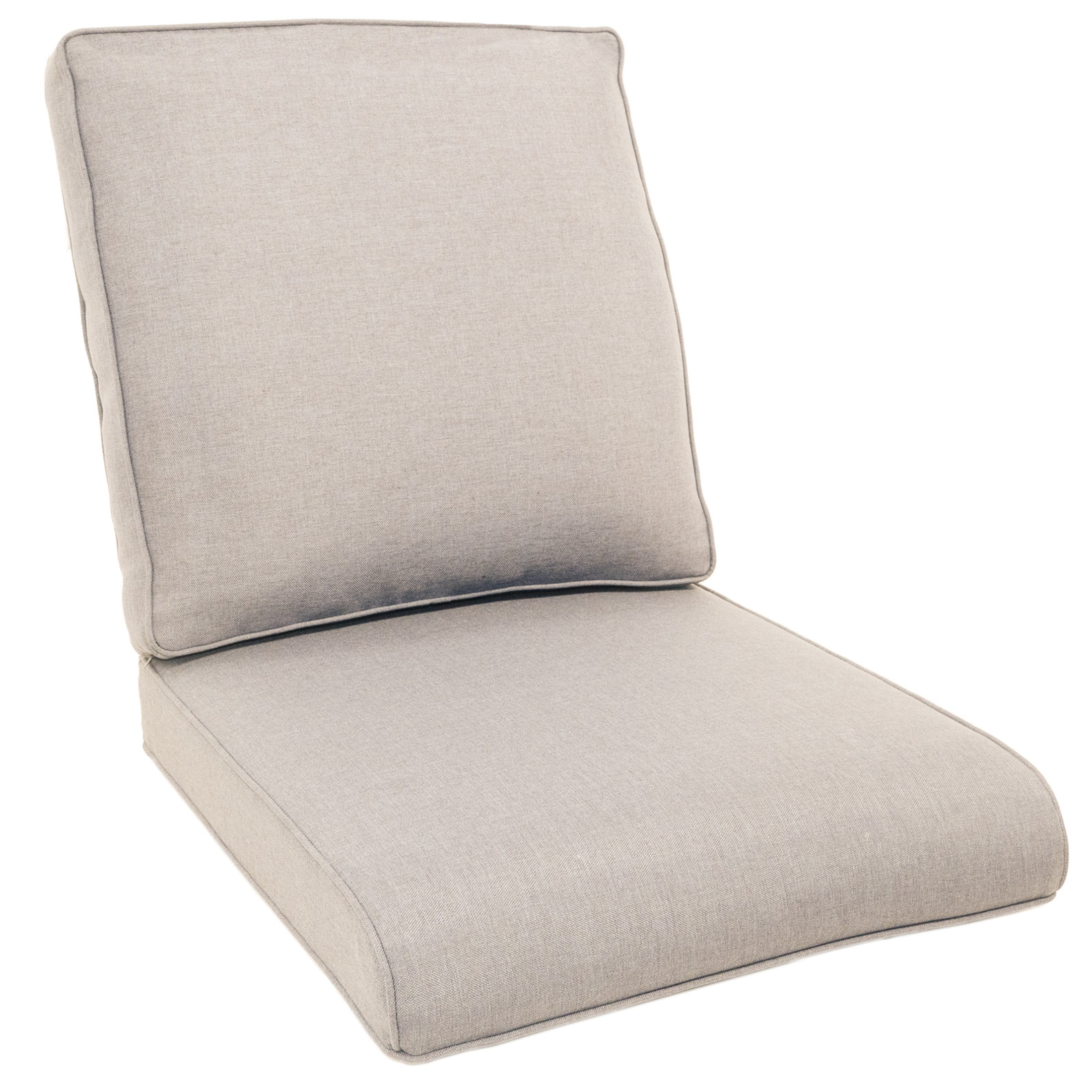 Unnifurnzi Outdoor Chair Cushions-22 x 25 x 4 Inch High Density Sponge Patio Deep Seat Cushions Outdoor Furniture Cushions for Chair Sofa Couch-Beige