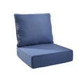 thumbnail image 1 of Unnifurnzi Outdoor Chair Cushions-24 x 24 x 6 Inch Patio Furniture Cushions with Water Resistant & Removable Cover Patio Cushions for Outdoor Furniture Chair Sofa Couch-Blue, 1 of 7