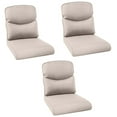 thumbnail image 1 of Unnifurnzi Outdoor Chair Cushions Set of 3-22 x 25 x 4 Inch Fade Resistant Patio Chair Cushions Outdoor Seat Cushions for Patio Furniture Chair Sofa Couch-Beige, 1 of 7