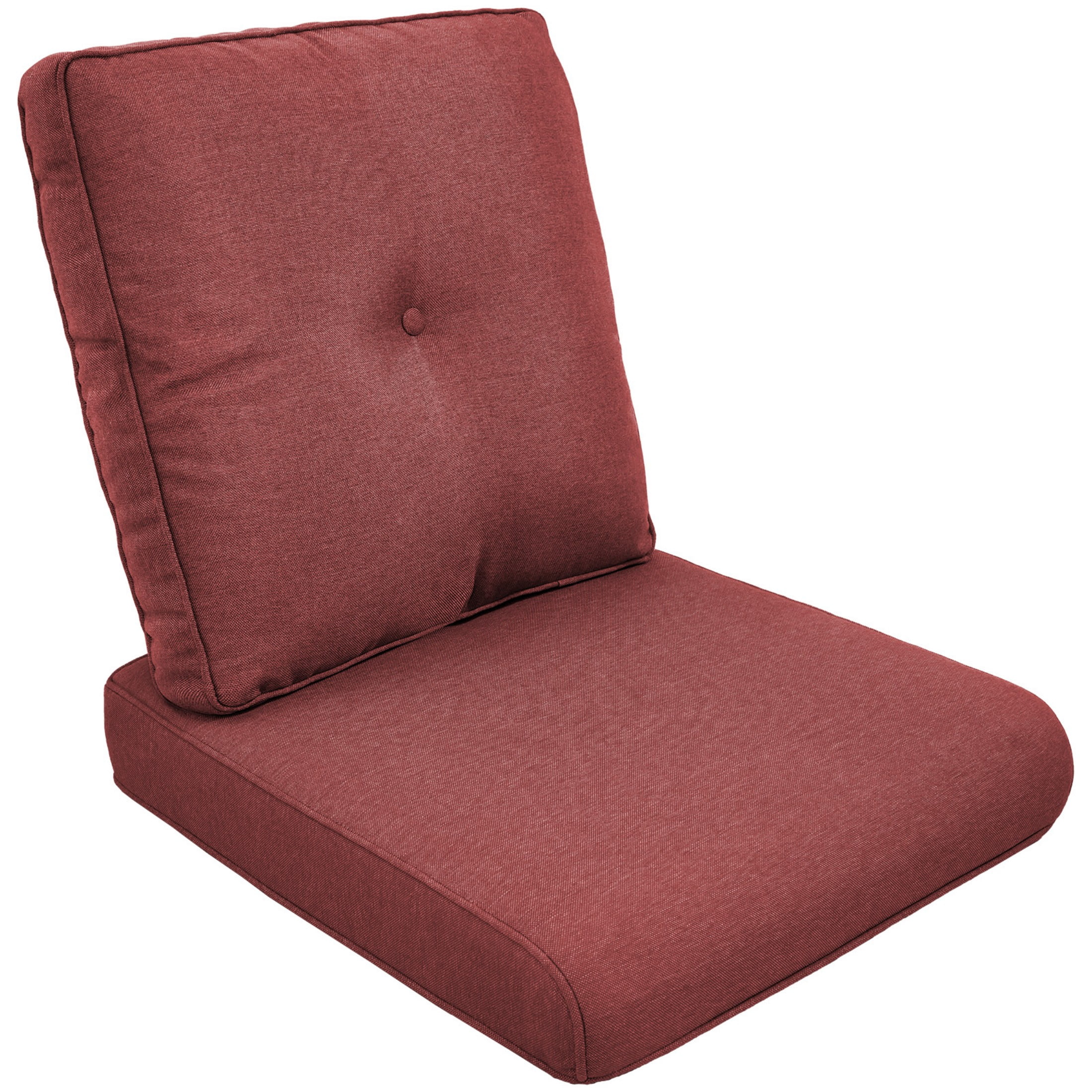 Unnifurnzi Outdoor Deep Seat Cushions-22 x 25 x 4 Inch Outdoor Furniture Cushion with Water Resistant & Removable Cover Outdoor Chair Cushion for Patio Furniture Sofa Couch-Red