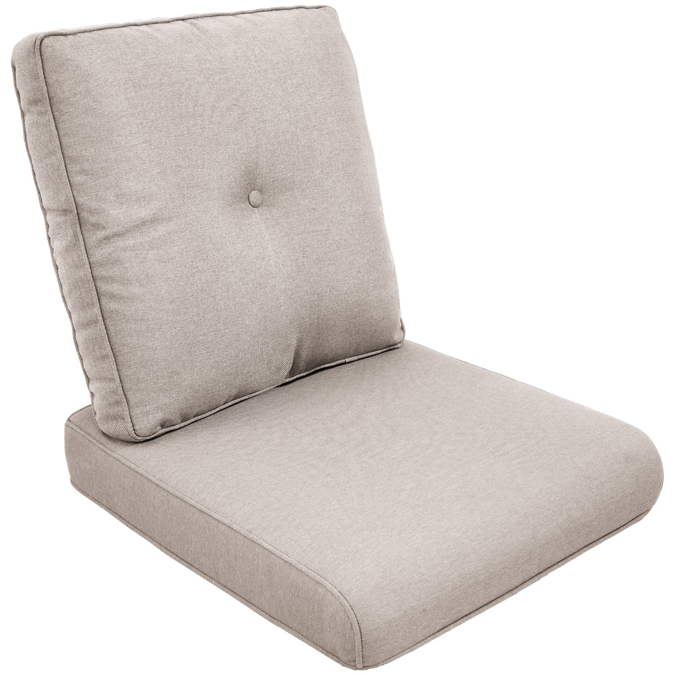 Unnifurnzi Outdoor Deep Seat Cushions-22 x 25 x 4 Inch Outdoor Furniture Cushion with Water Resistant & Removable Cover Outdoor Chair Cushion for Patio Furniture Sofa Couch-Beige