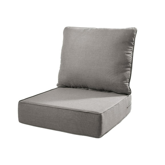 Unnifurnzi Patio Chair Cushions-22 x 24 x 6 Inch Outdoor Furniture Cushion with Water Resistant & Removable Cover Outdoor Chair Cushion for Outdoor Furniture Sofa Couch-Gray