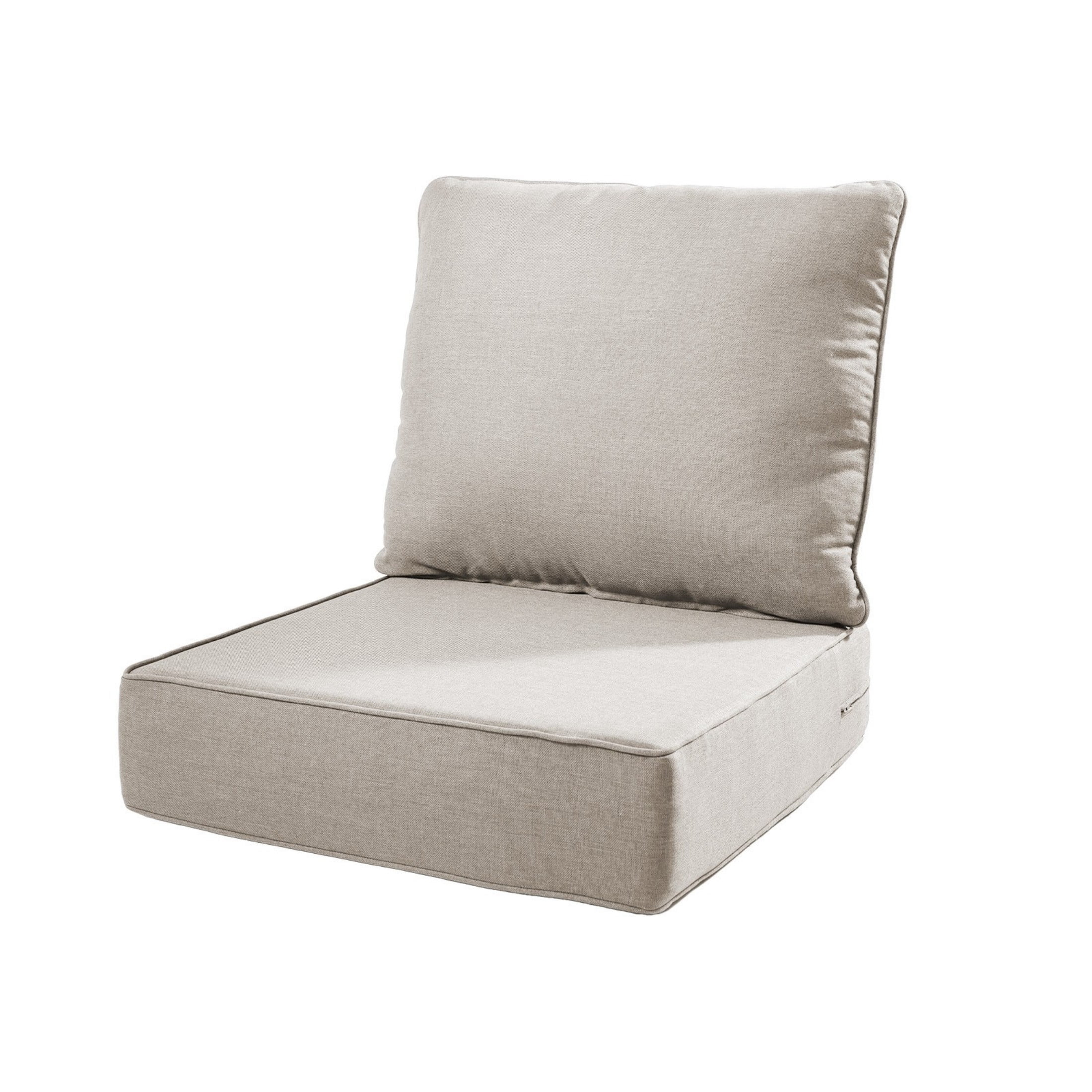 Unnifurnzi Patio Chair Cushions-22 x 24 x 6 Inch Outdoor Furniture Cushion with Water Resistant & Removable Cover Outdoor Chair Cushion for Outdoor Furniture Sofa Couch-Beige
