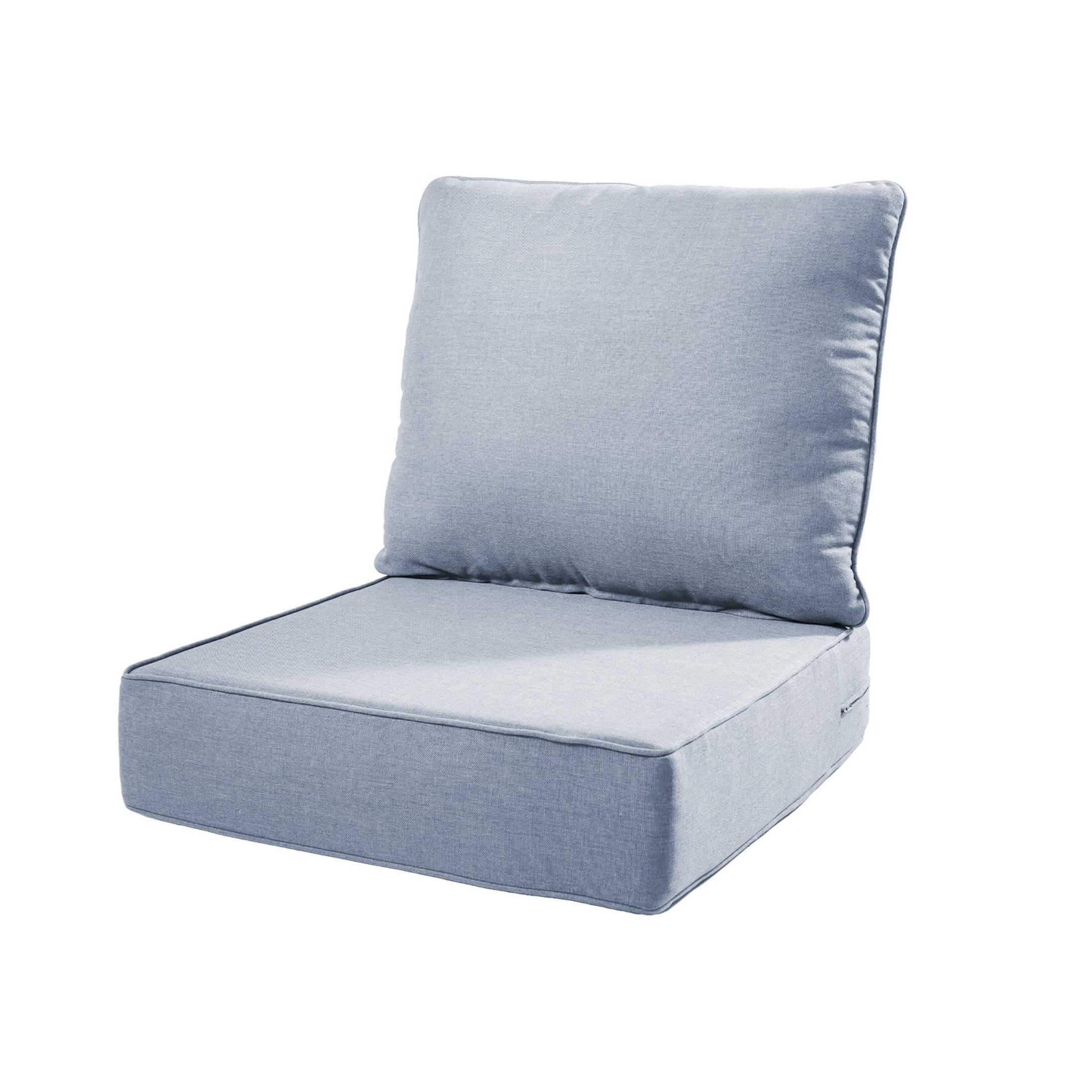 Unnifurnzi Patio Chair Cushions-22 x 24 x 6 Inch Outdoor Furniture Cushion with Water Resistant & Removable Cover Outdoor Chair Cushion for Outdoor Furniture Sofa Couch-Baby Blue