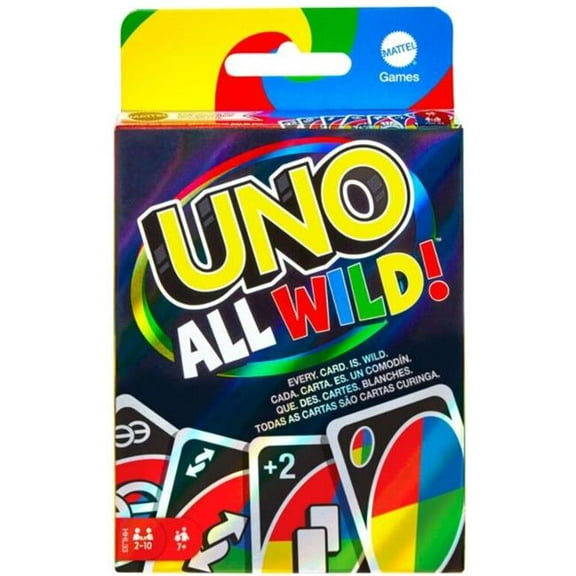 Uno All Wild Card Game, Multi Color