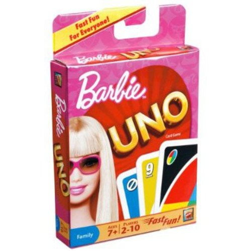 Uno Barbie Card Game