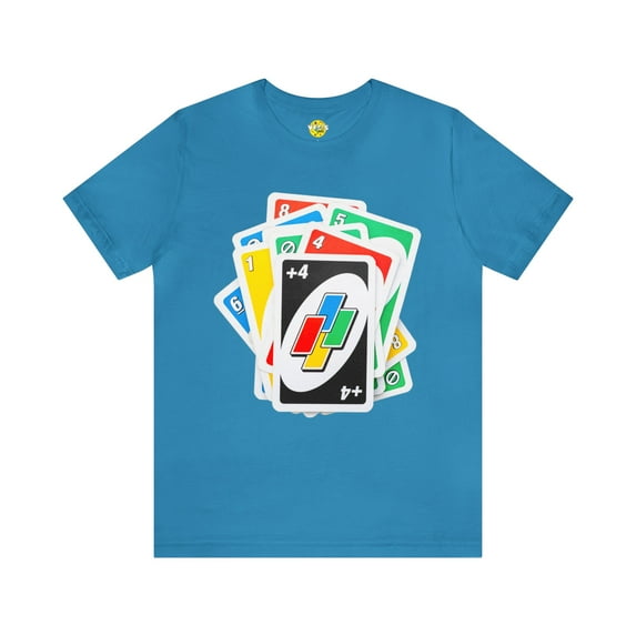 Uno Card Game Tshirt - Fun Draw 4 Stack Design - Draw 4 Tshirt