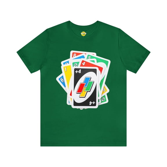 Uno Card Game Tshirt - Fun Draw 4 Stack Design - Draw 4 Tshirt