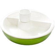 Uno Casa LLC 3-Part Stoneware Serving Platter - 8.5x8.5x4.1in