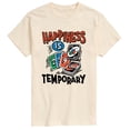 thumbnail image 1 of Uno - Happiness is Temporary - Men's Short Sleeve Graphic T-Shirt, 1 of 5