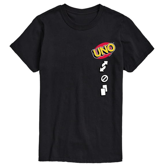 Uno - Logo & Icons - Men's Short Sleeve Graphic T-Shirt