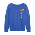 thumbnail image 1 of Uno - Logo & Icons - Women's French Terry Long Sleeve Pullover, 1 of 3