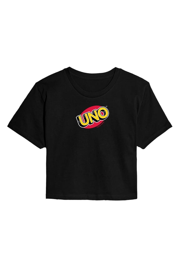 - Logo - Juniors Cropped Graphic T-Shirt