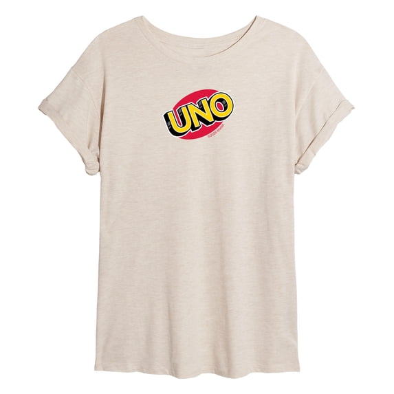 Uno - Logo - Juniors Oversized Graphic T-Shirt