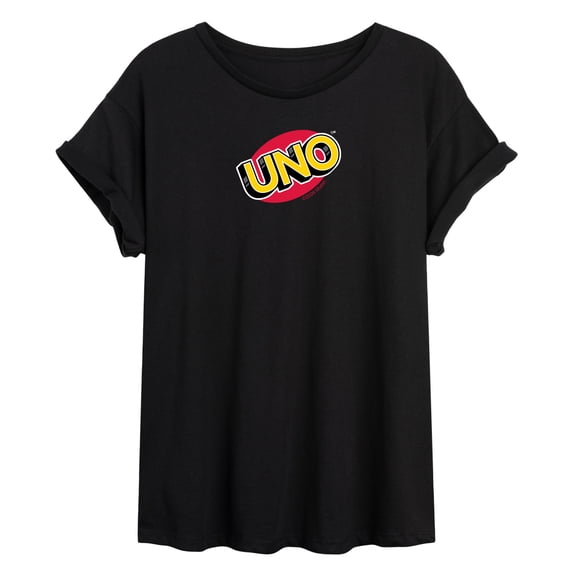 Uno - Logo - Juniors Oversized Graphic T-Shirt