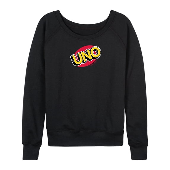 Uno - Logo - Women's French Terry Long Sleeve Pullover