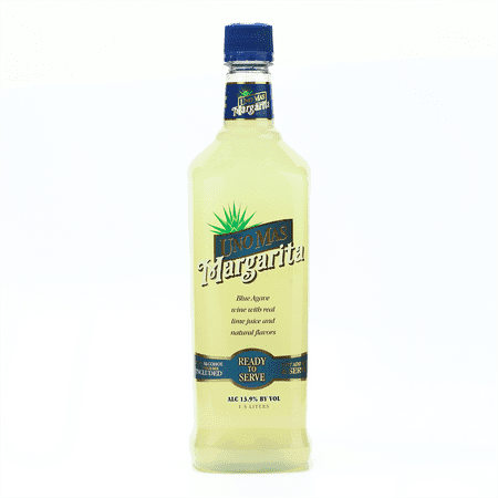 Uno Mas Margarita Cocktail Lime Wine, 1 Pack, 1.5L PET Screwcap Bottle