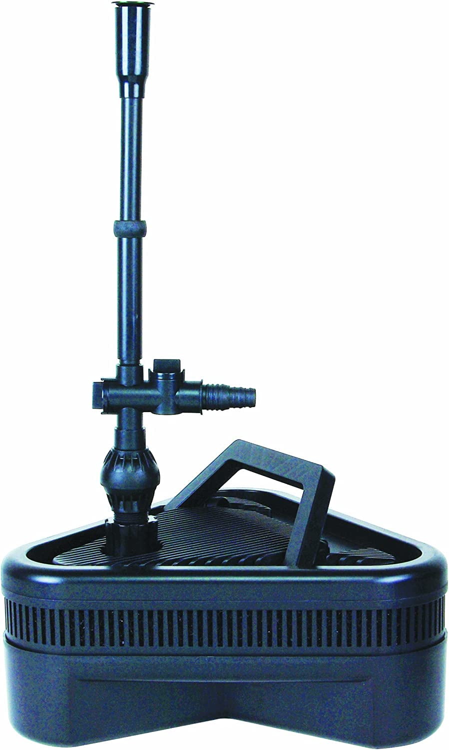 Black Submersible Pond Filter Kit with Pump and Spray Attachment