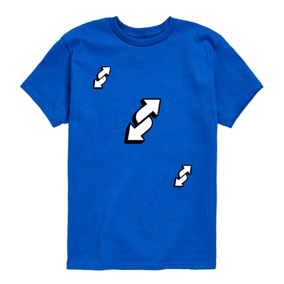 Uno - Reverse Arrows - Youth Boys Short Sleeve Graphic T-Shirt