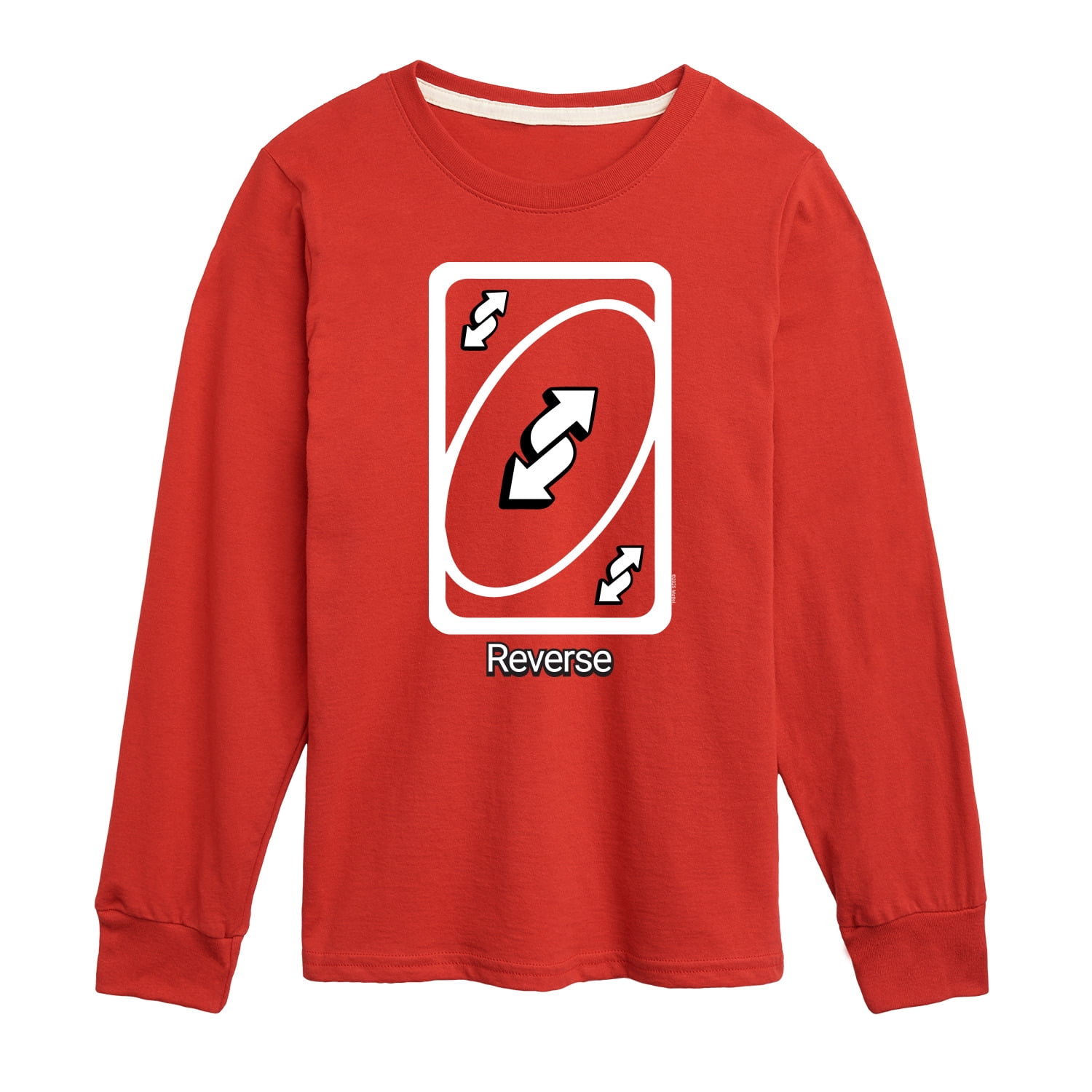 Uno - Reverse Card - Youth Boys Long Sleeve Graphic T-Shirt