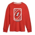 thumbnail image 1 of Uno - Reverse Card - Youth Boys Long Sleeve Graphic T-Shirt, 1 of 4