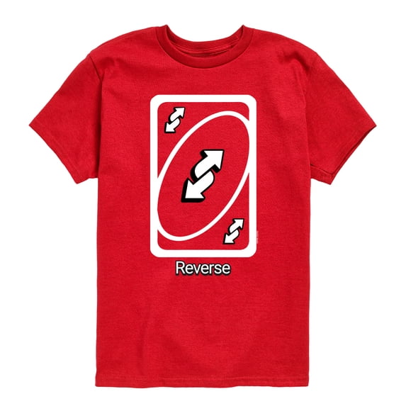 Uno - Reverse Card - Youth Boys Short Sleeve Graphic T-Shirt