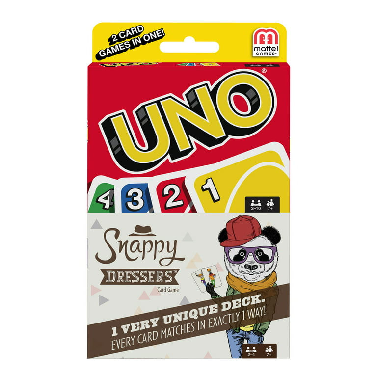 UNO Family Card Game Snappy Dressers Card Games 10 Ways to Play